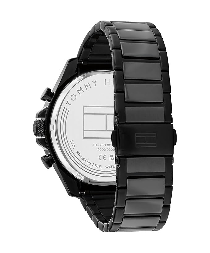 Tommy Hilfiger Quartz Multifunction Black dial Stainless Steel Strap Watch for Men-TH1792081 - Image 5