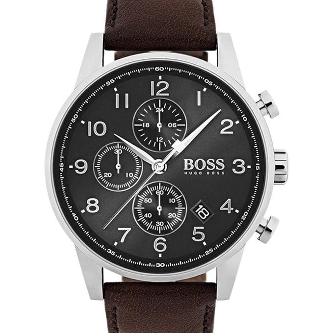 Boss Hugo Classic Navigator Analog Black Dial Men's Watch-1513494 - Image 3