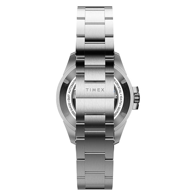 TIMEX Black Round Dial Mechanical Automatic Men's Watch - TW2Y723004A - Image 4