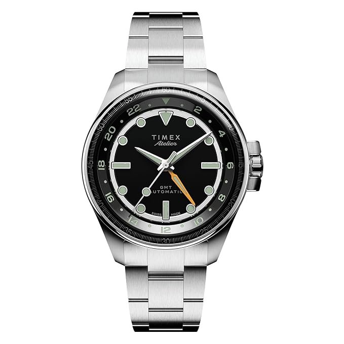 TIMEX Black Round Dial Mechanical Automatic Men's Watch - TW2Y723004A - Image 2