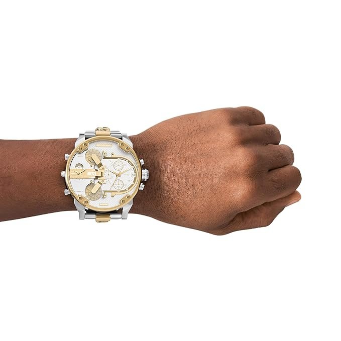 Diesel Mr. Daddy 2 Multicolor Quartz Stainless Steel Watch Dz7486, Chronograph, Men - Image 3