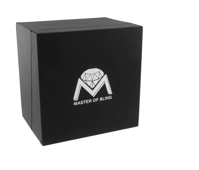 MASTER OF BLING Mens Stainless Steel VS Moissanite Skeleton Dial Octagon Hip Hop Luxury Analog Watch, Silver - Image 5