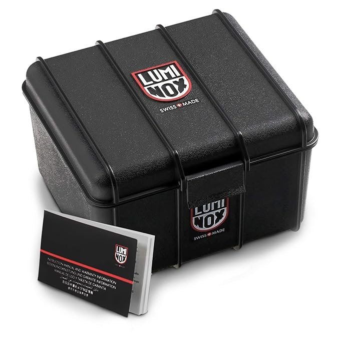 Luminox Leather Sea Day-Date Analog Dial Color Black Men Watch - Xs.0921, Black Band - Image 8